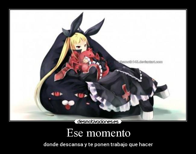 carteles rachel alucard blazblue anime otaku descansar esemomento desmotivaciones