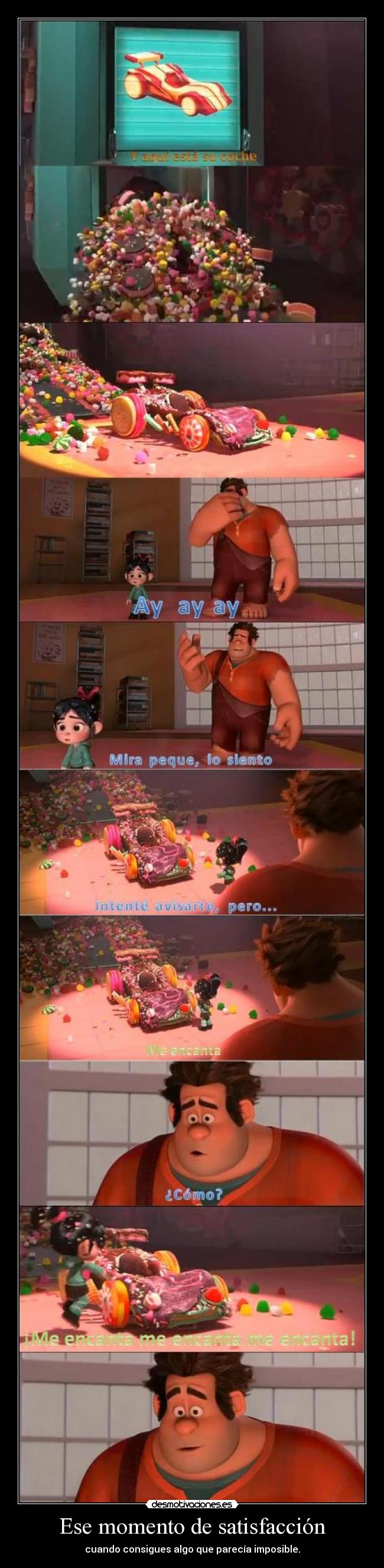 Ese momento de satisfacción -