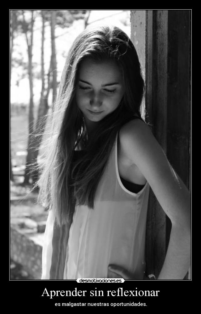 Aprender sin reflexionar -