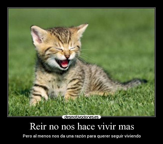 Reir no nos hace vivir mas - 