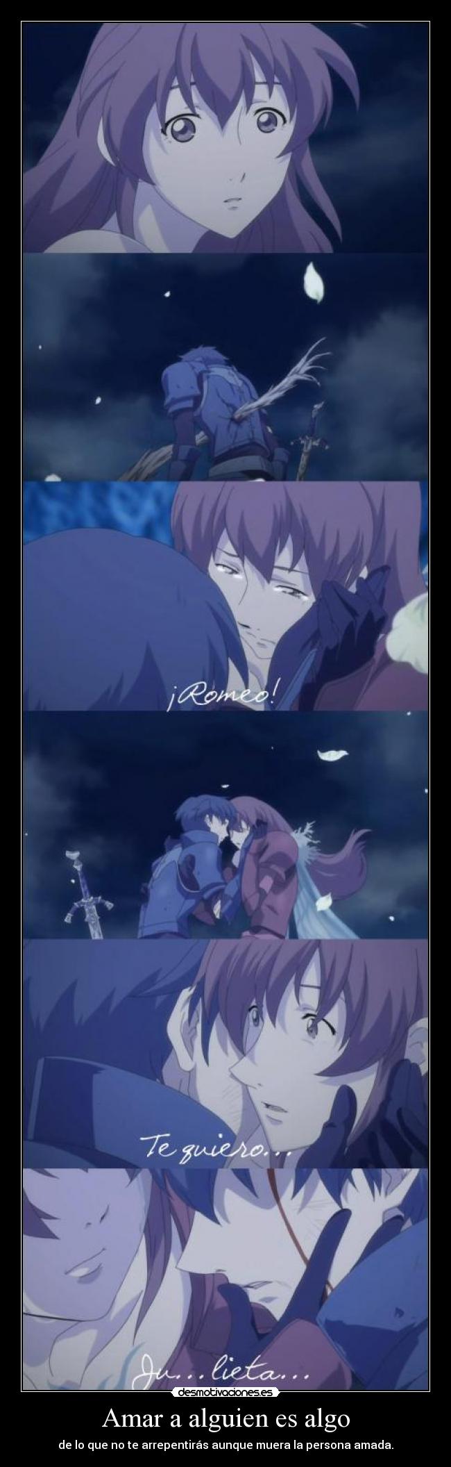 Amar a alguien es algo -