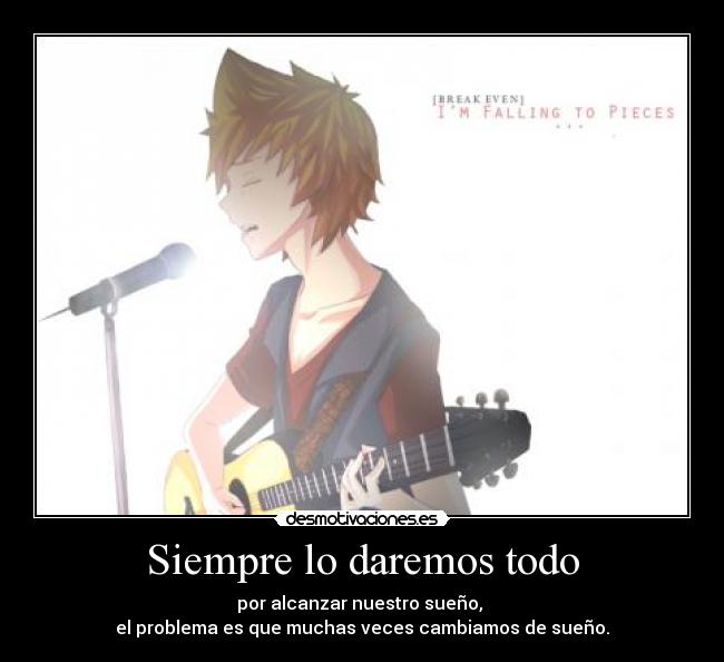 Siempre lo daremos todo -