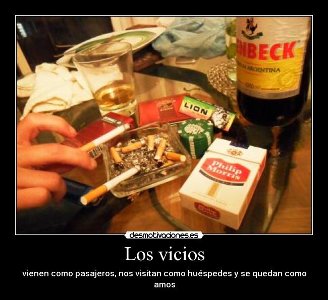 carteles los vicios desmotivaciones