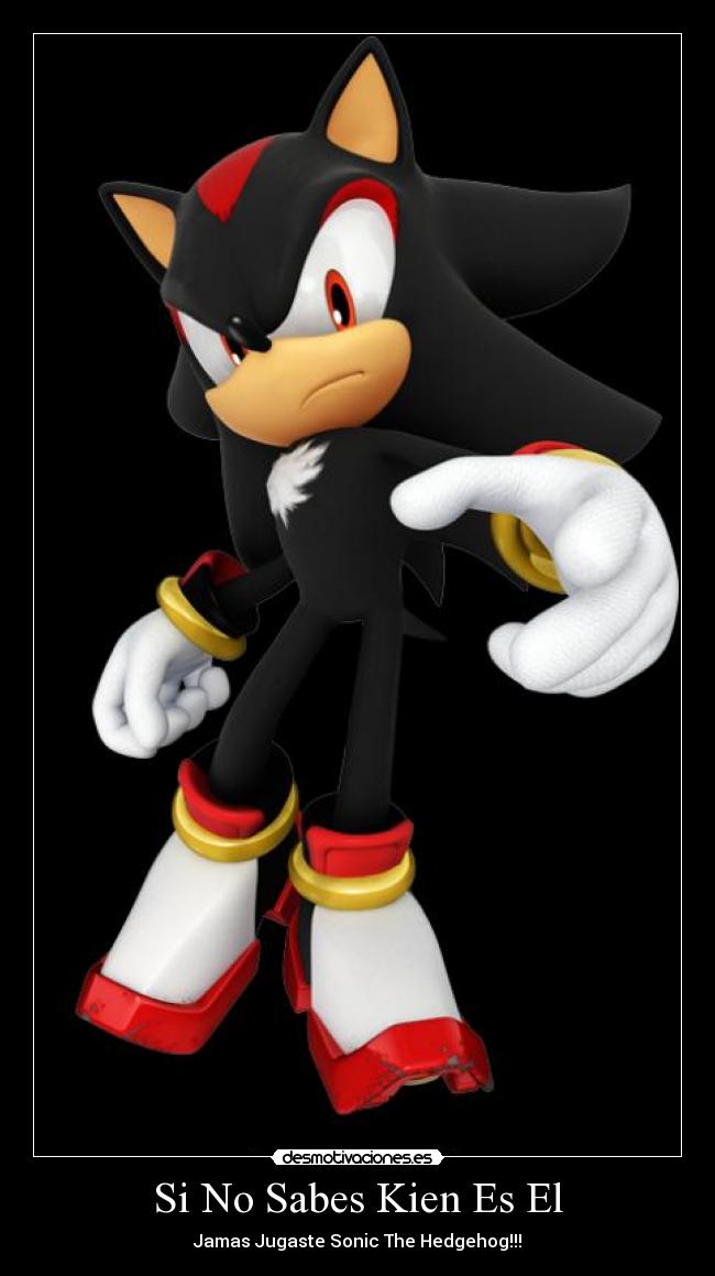carteles shadow the hedgehog desmotivaciones