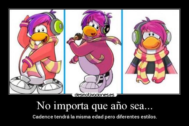 carteles club penguin cadence desmotivaciones