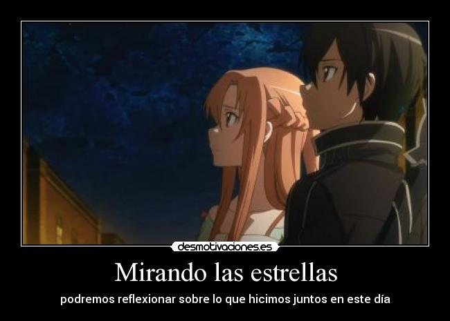 Mirando las estrellas -