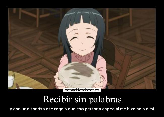 Recibir sin palabras - 