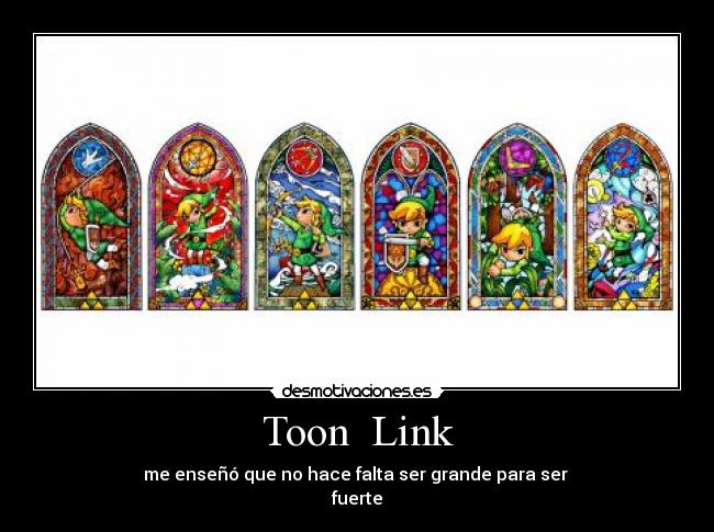carteles toon link desmotivaciones