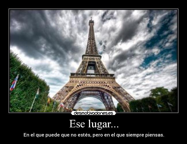 Ese lugar... -