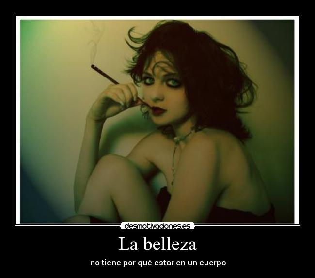 La belleza -