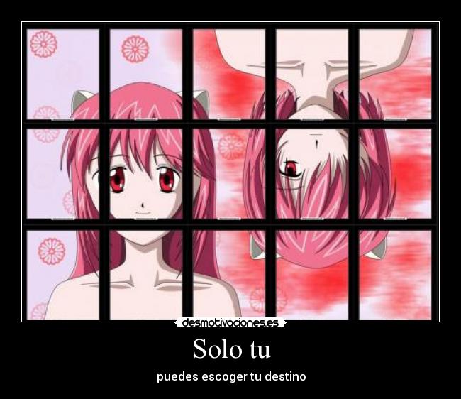 Solo tu - puedes escoger tu destino