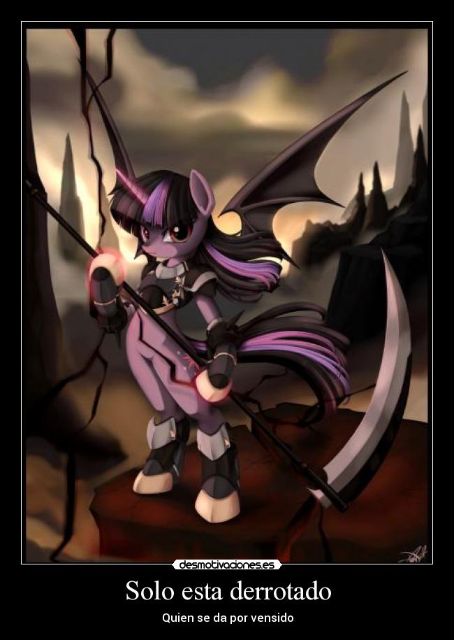 Solo esta derrotado - Quien se da por vensido