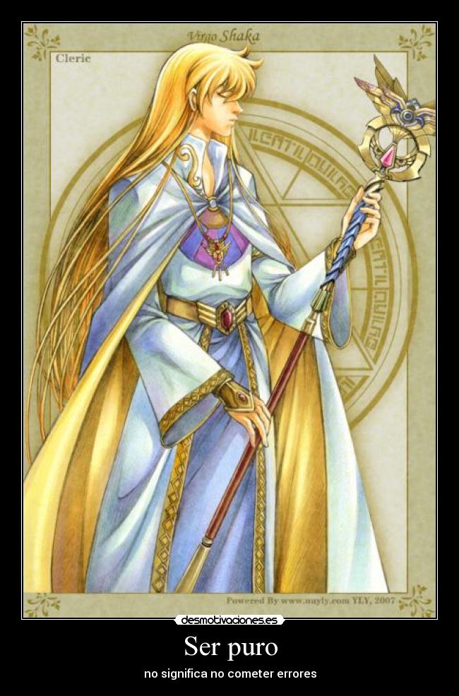 Ser puro - no significa no cometer errores