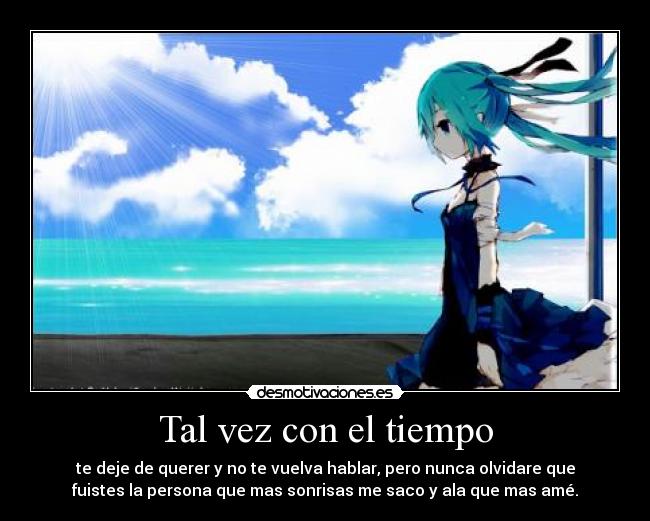 Tal vez con el tiempo -