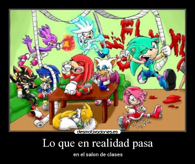 Lo que en realidad pasa - en el salon de clases