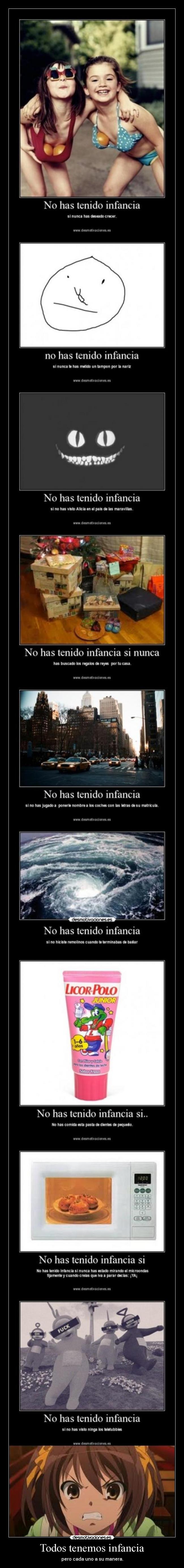 Todos tenemos infancia -