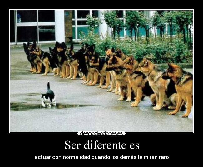 Ser diferente es - 