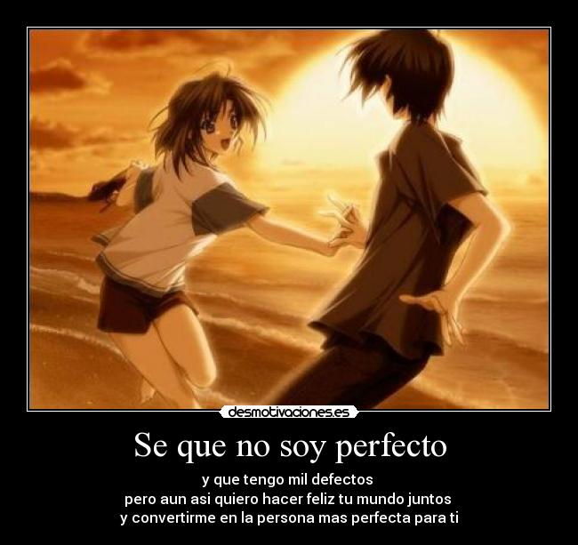 Se que no soy perfecto - 