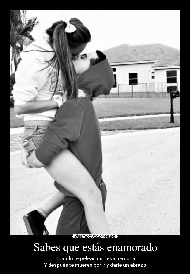 Sabes que estás enamorado - 