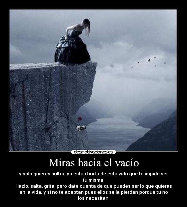 Miras hacia el vacío -
