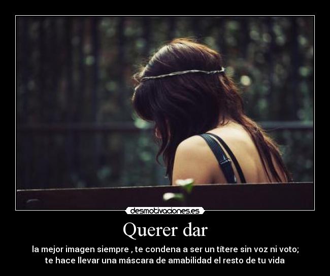 Querer dar -