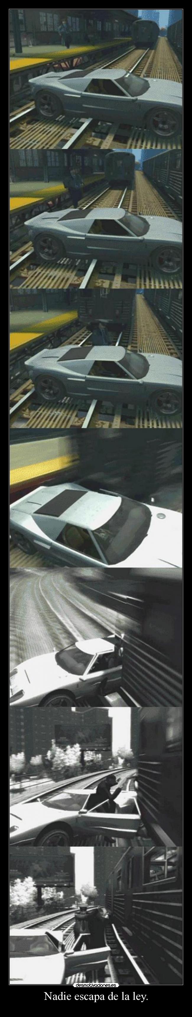 Nadie escapa de la ley. - 