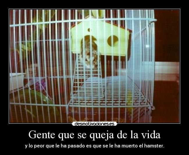 Gente que se queja de la vida -