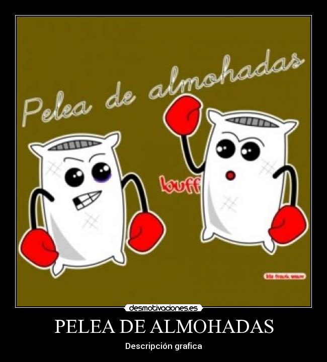 PELEA DE ALMOHADAS -