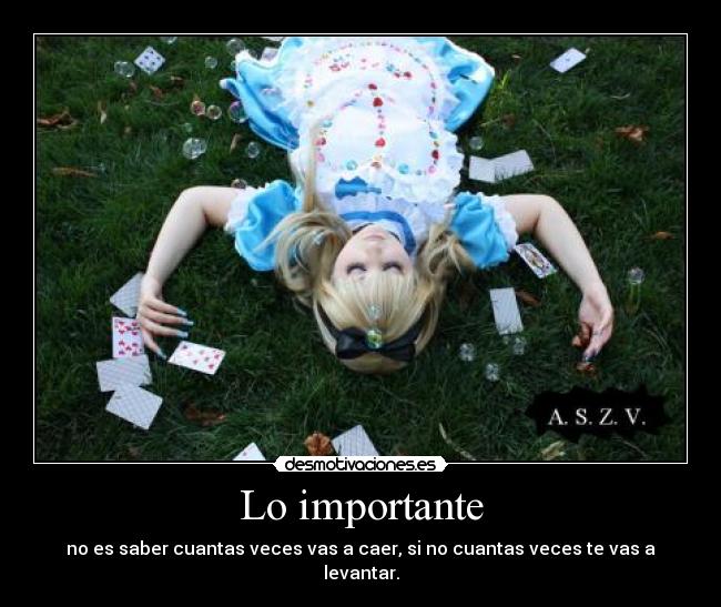 Lo importante -