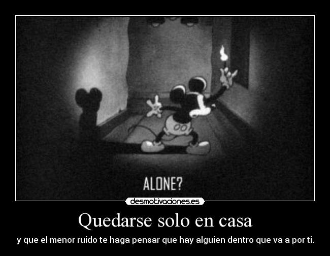 Quedarse solo en casa - 