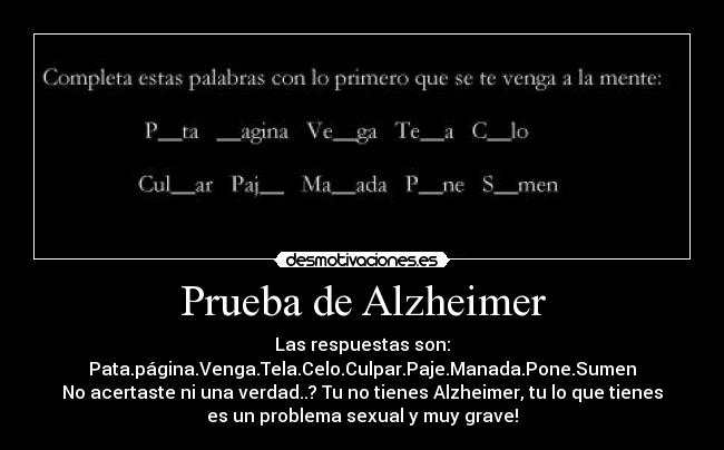 carteles alzeimer desmotivaciones