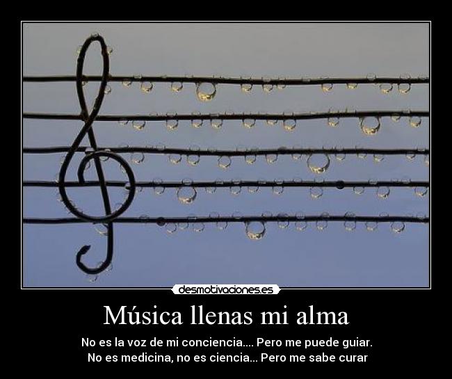 Música llenas mi alma -