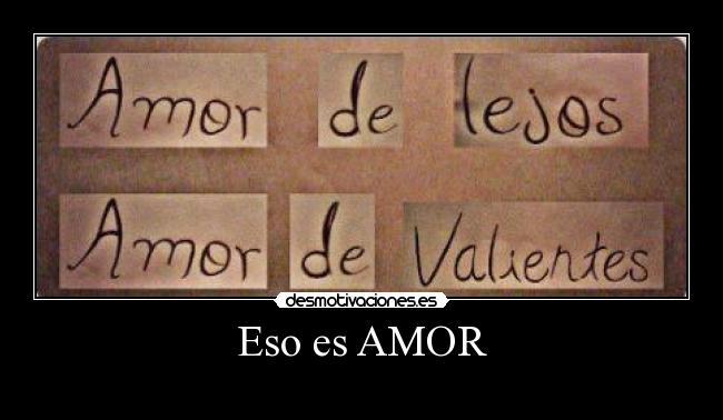Eso es AMOR -