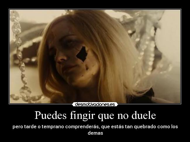 carteles angelique sombrastenebrosas muneca rota quebrada vidrio desmotivaciones