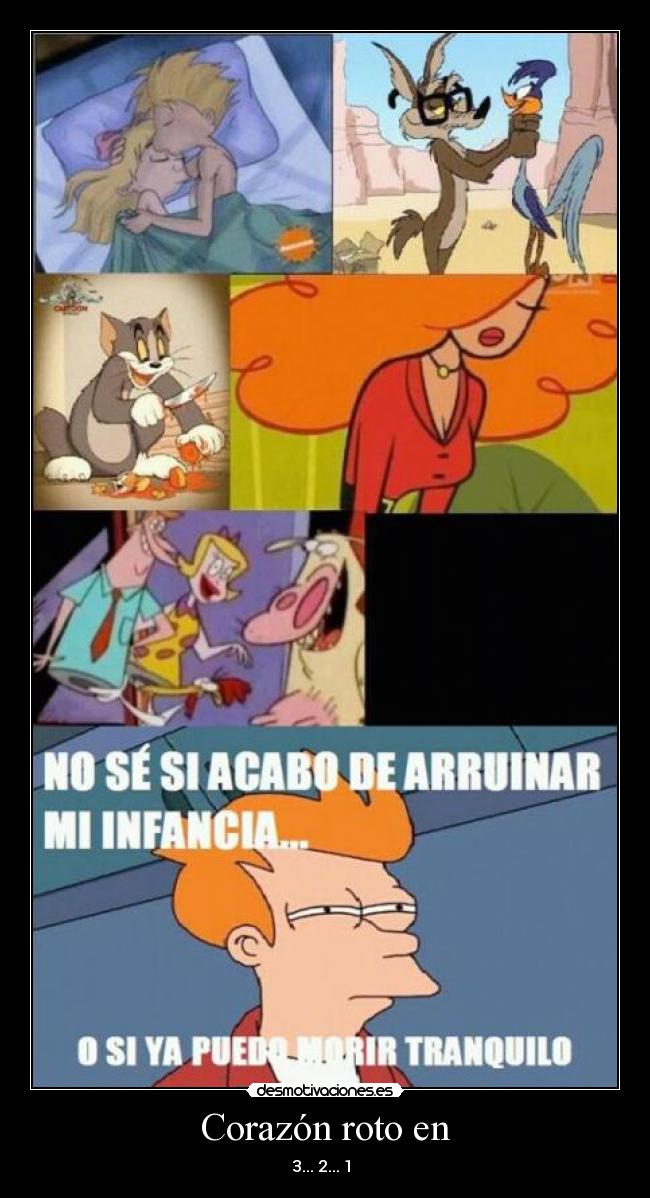 Corazón roto en - 3... 2... 1 