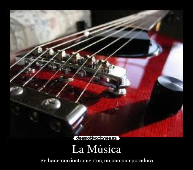 carteles musica musica desmotivaciones