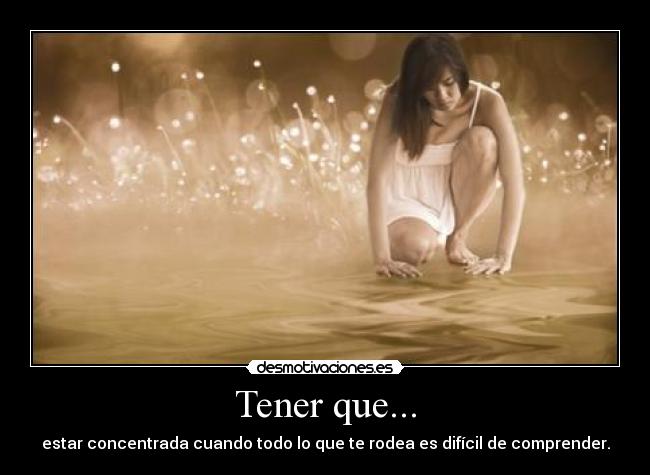 Tener que... -