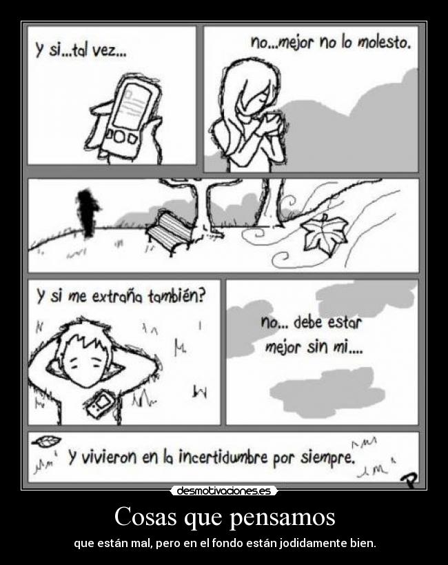 Cosas que pensamos -