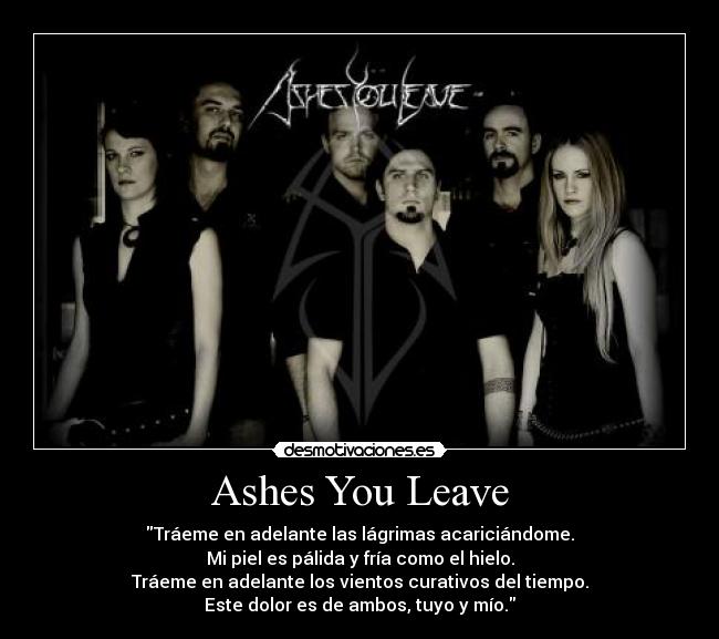 carteles ashes you leave desmotivaciones