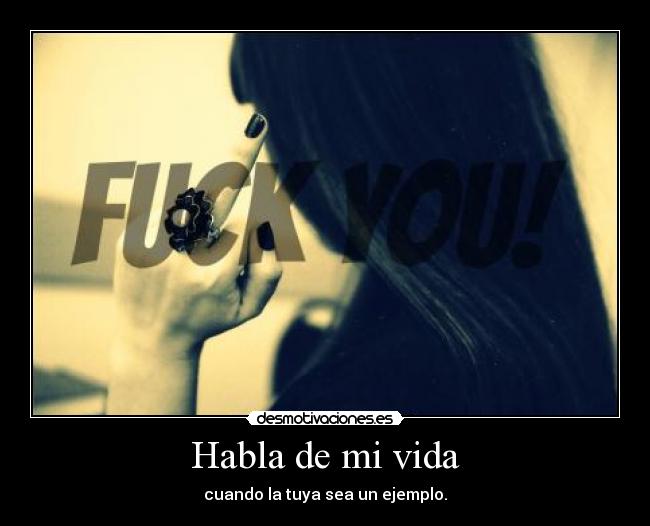 Habla de mi vida - 