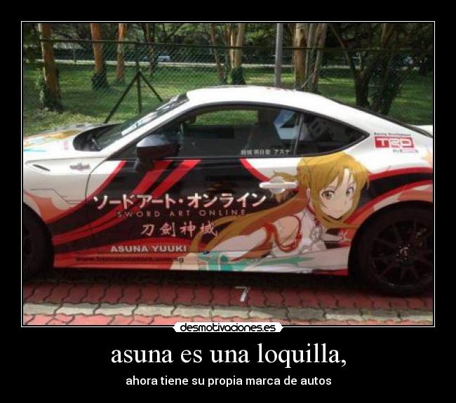asuna es una loquilla, -