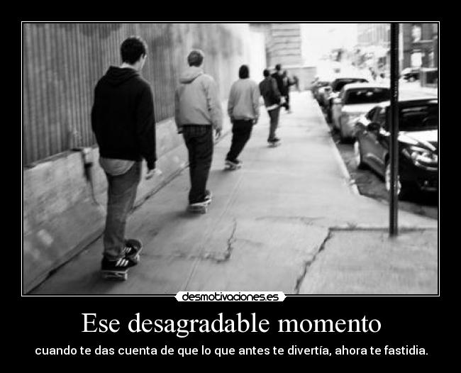 Ese desagradable momento - 