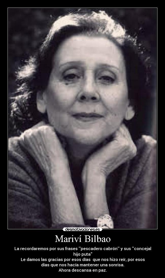 Mariví Bilbao -