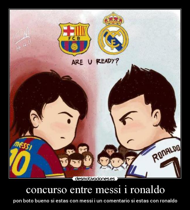 concurso entre messi i ronaldo -