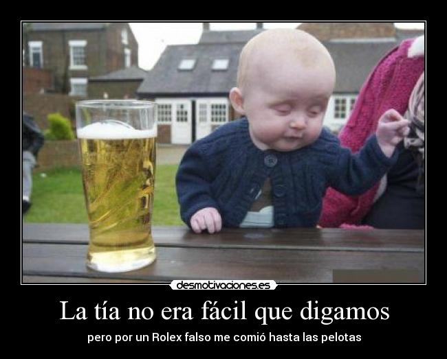 La tía no era fácil que digamos - 