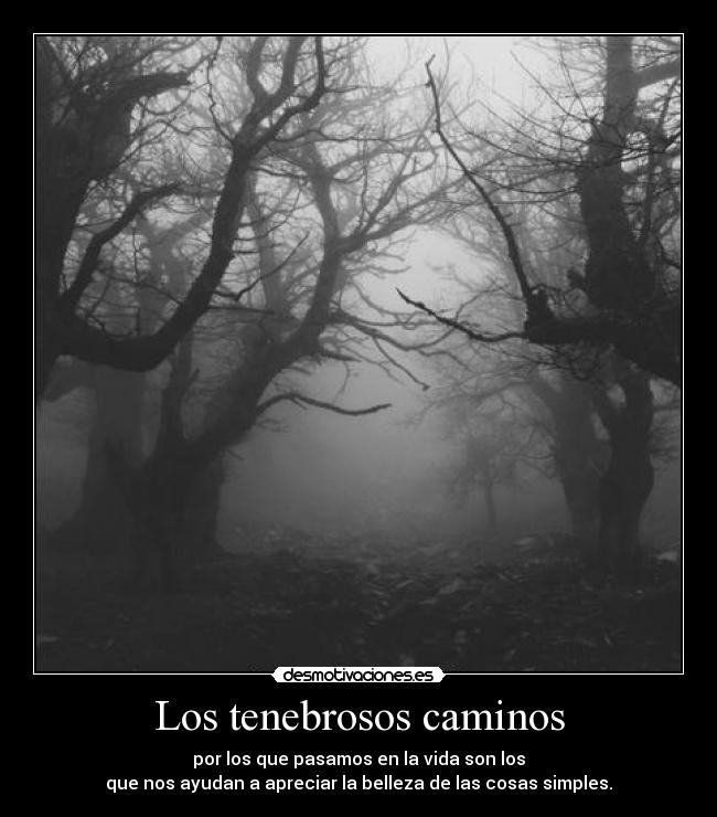 Los tenebrosos caminos - 