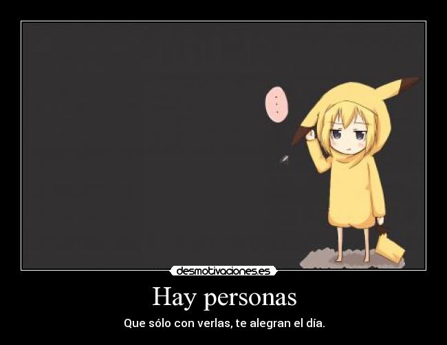 Hay personas -