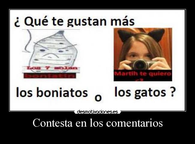 Contesta en los comentarios - 