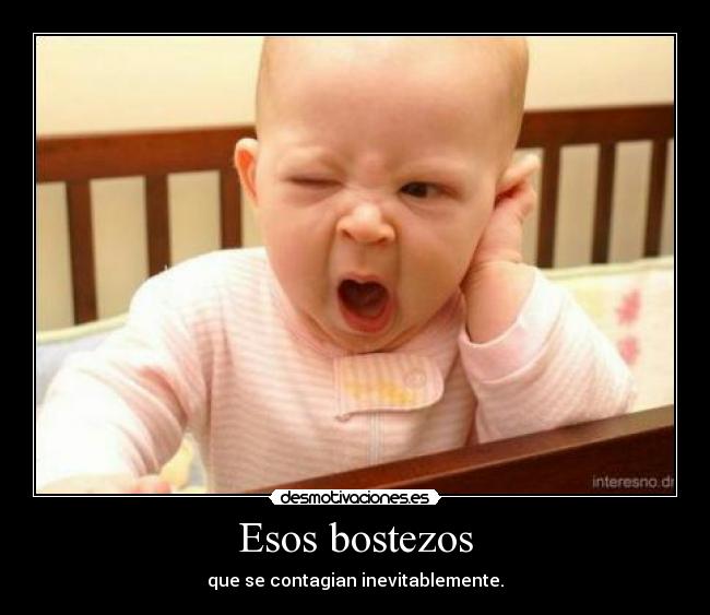 carteles bostezo desmotivaciones