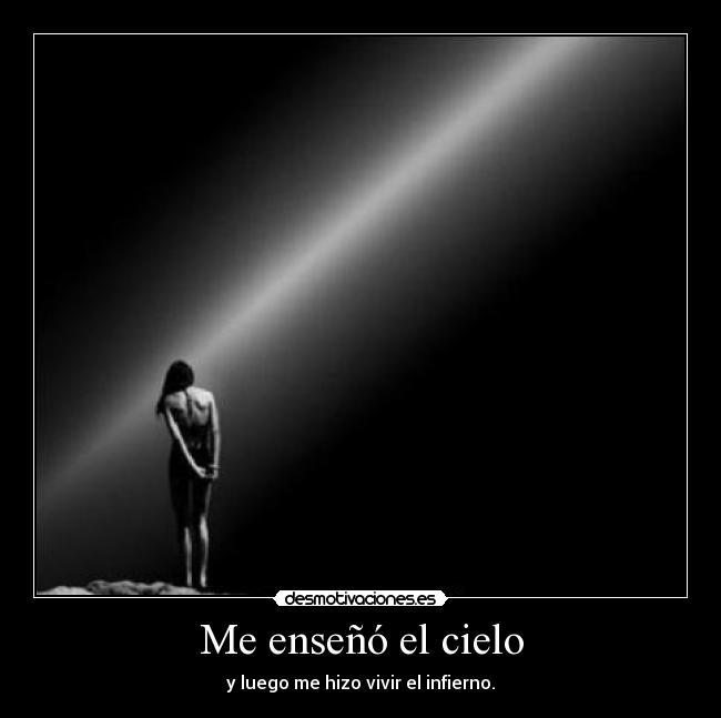 Me enseñó el cielo -